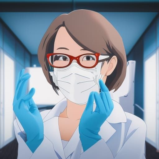 Dentist in Anime Style by Makoto Shinkai