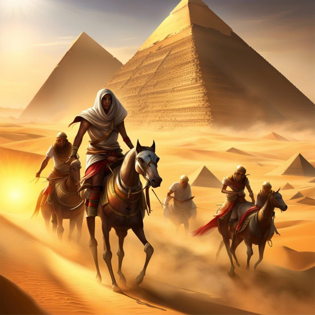 Time Traveler's Perilous Escape in Ancient Egypt