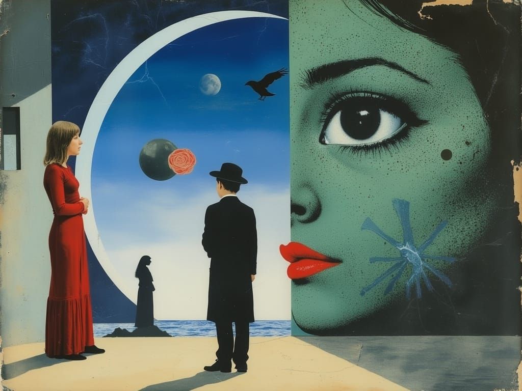 Pi and Infinity: Surreal Abstract Art