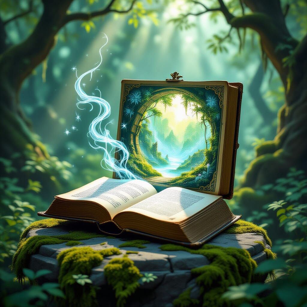 Antique Book Opens Portal to Magical World