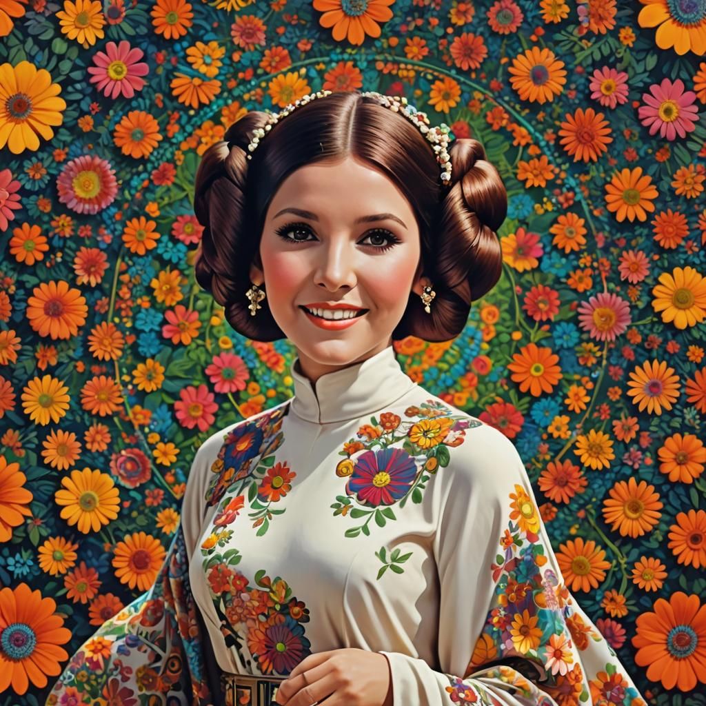 Flower Power Leia