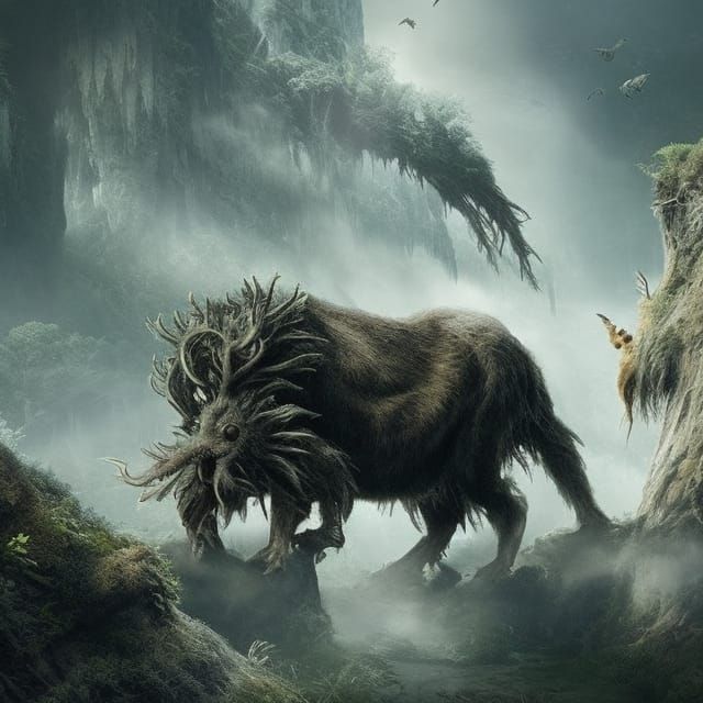 Cute Animal: Dramatic Digital Matte Painting