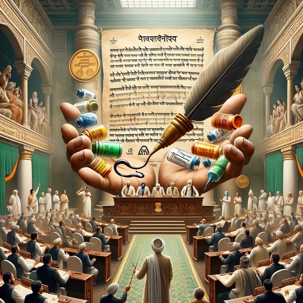 Indian Legislative Assembly Debates Drug Bill: Fantasy Conce...