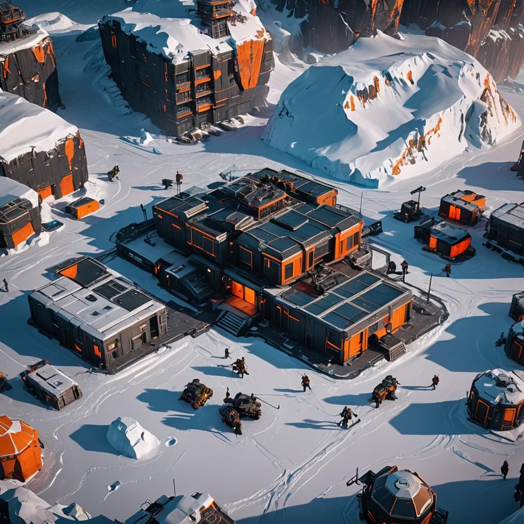 Killhouse Antarctica: Cinematic Fantasy Concept Art