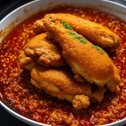 Mouth-Watering Fried Chicken with Chili Sauce