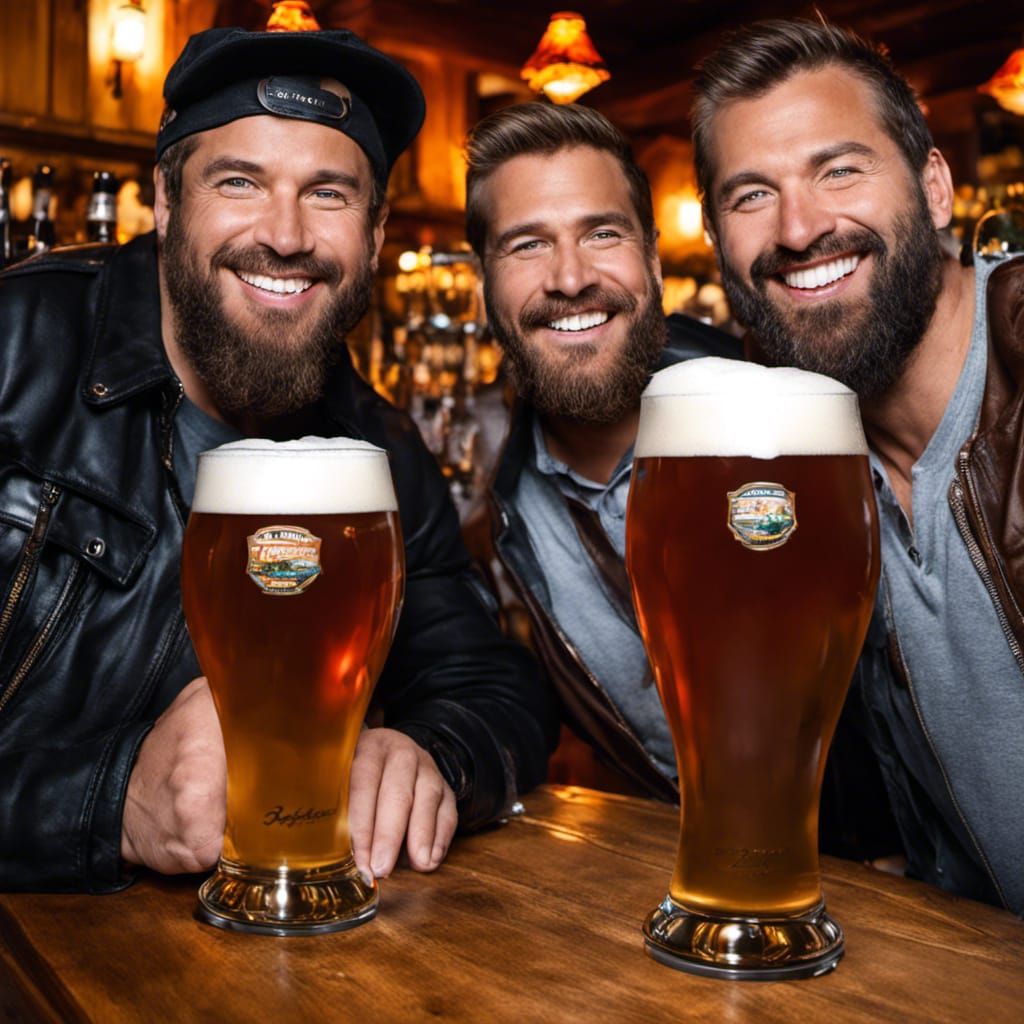 Oktoberfest Celebration in Leavenworth: Detailed Matte Paint...