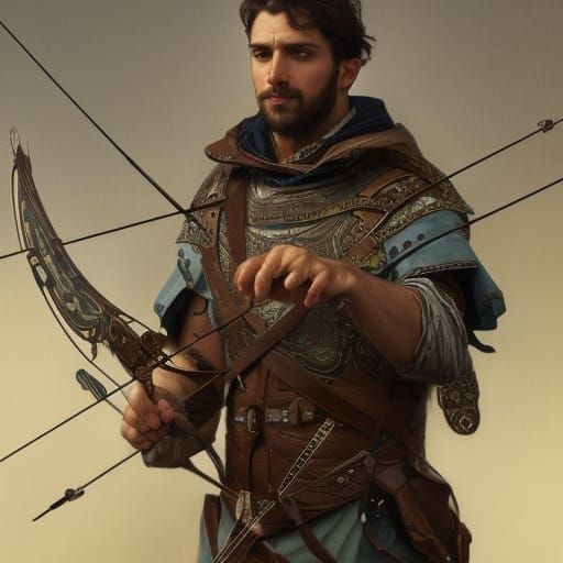 Artificer Portrait in Hyperdetailed Fantasy Art Style