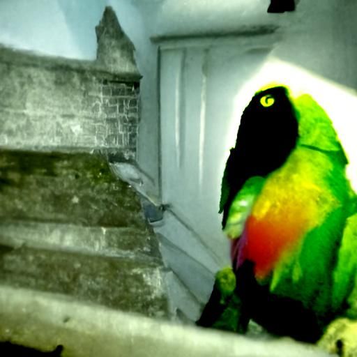 Dracula Parrot Asks to Enter Home