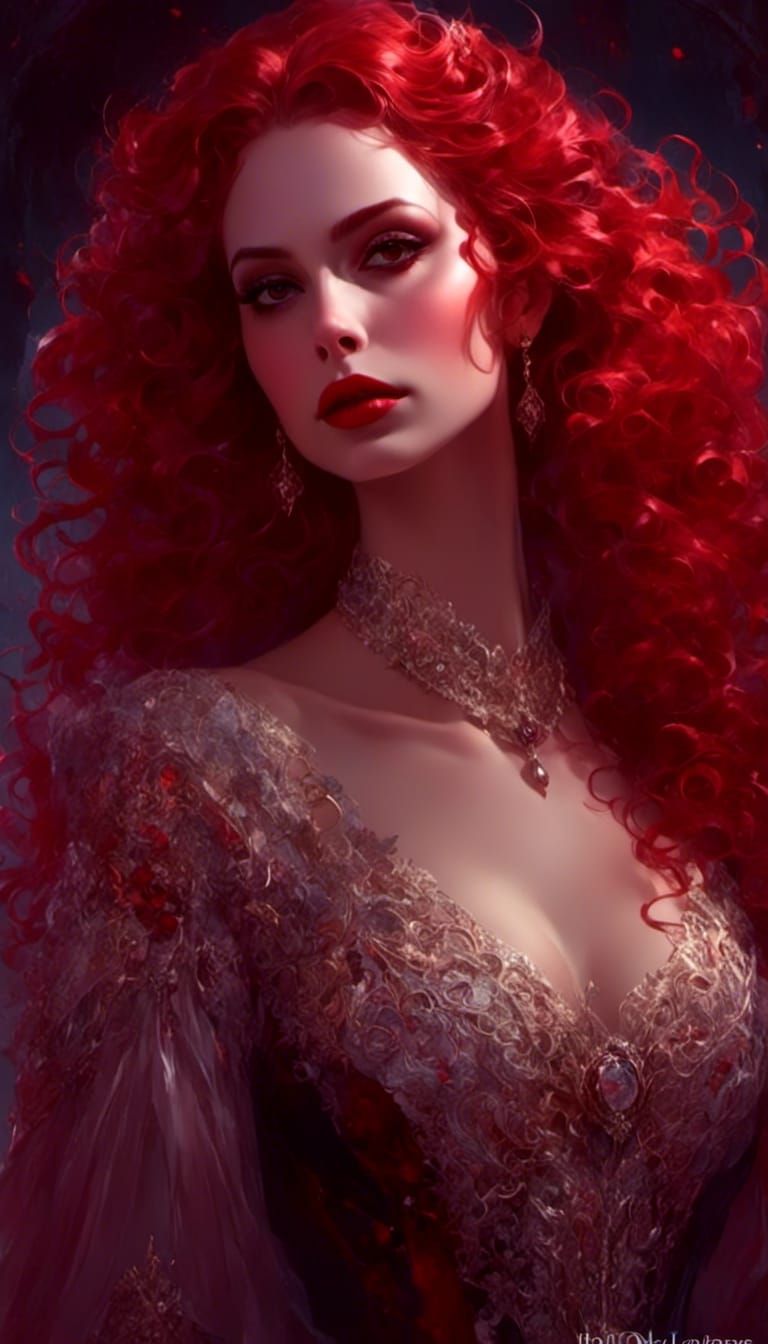 Victorian Vampire Portrait with Dramatic Lighting