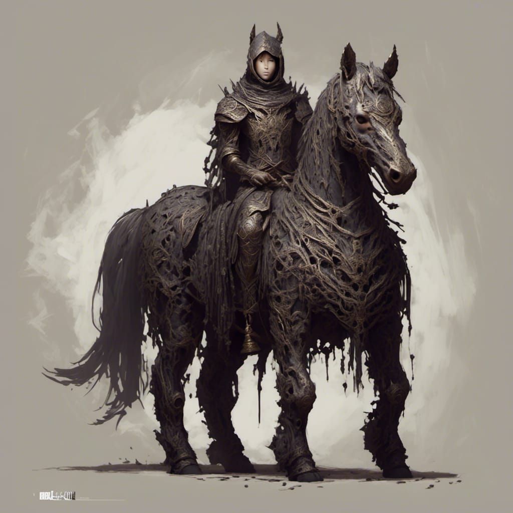 Morphotropic Horse Boy: AI-Generated Character