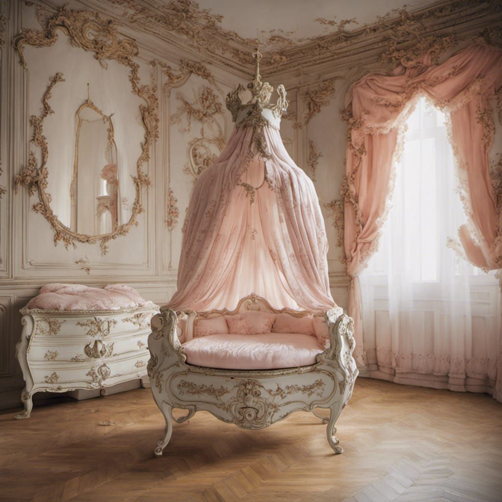 Rococo Cradle in Princess Room