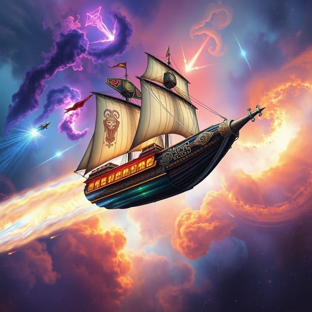 A spelljammer accelerates