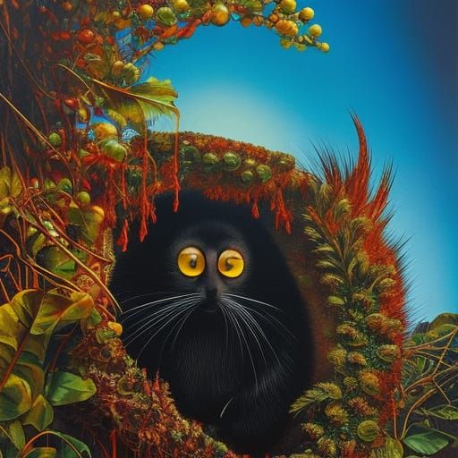 Ebony Rodent in Sci-Fi Horror Pop Art