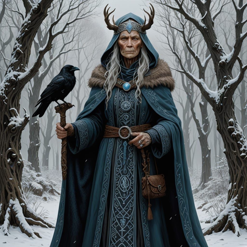 Norse Crone Giantess of Ancient Wisdom