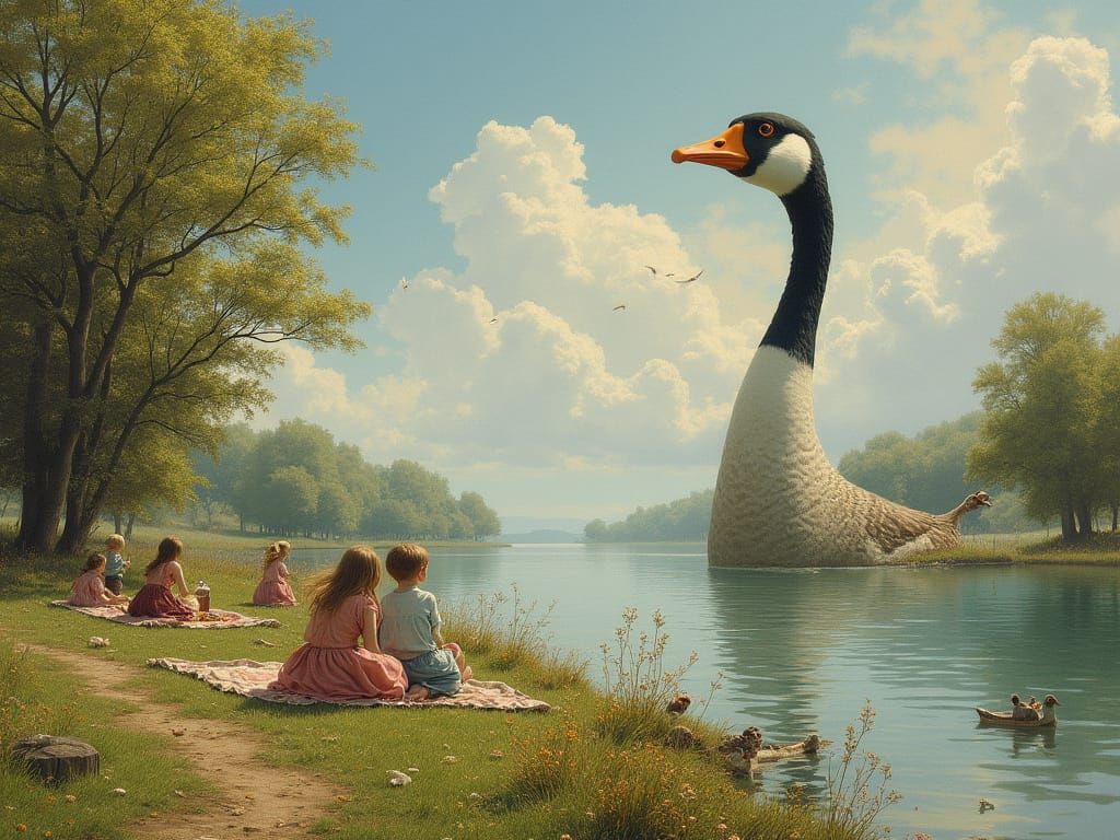 A Riverbank Picnic Turns into a Frightful Encounter with a M...