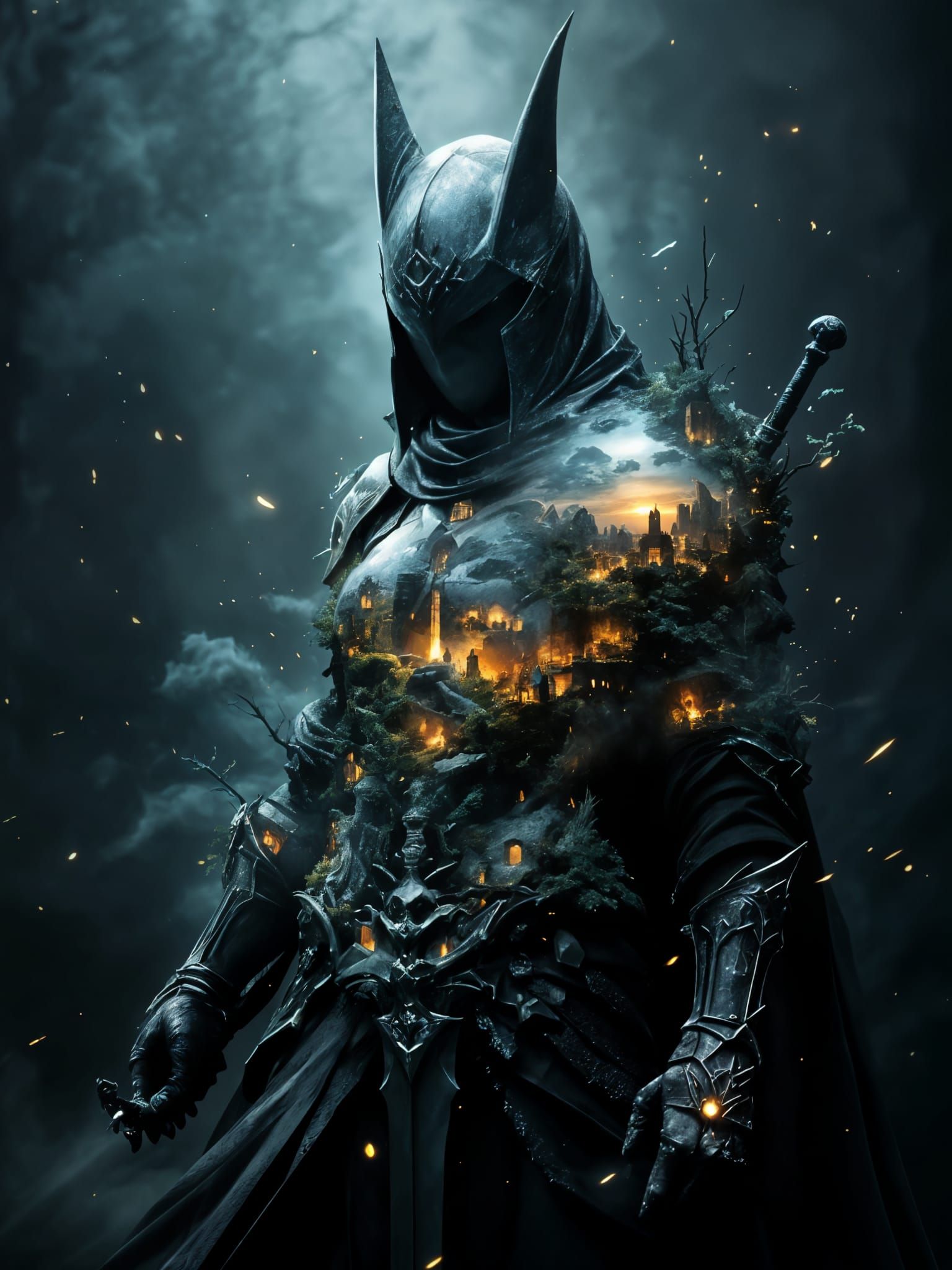 Planetary Knight in Combat Pose