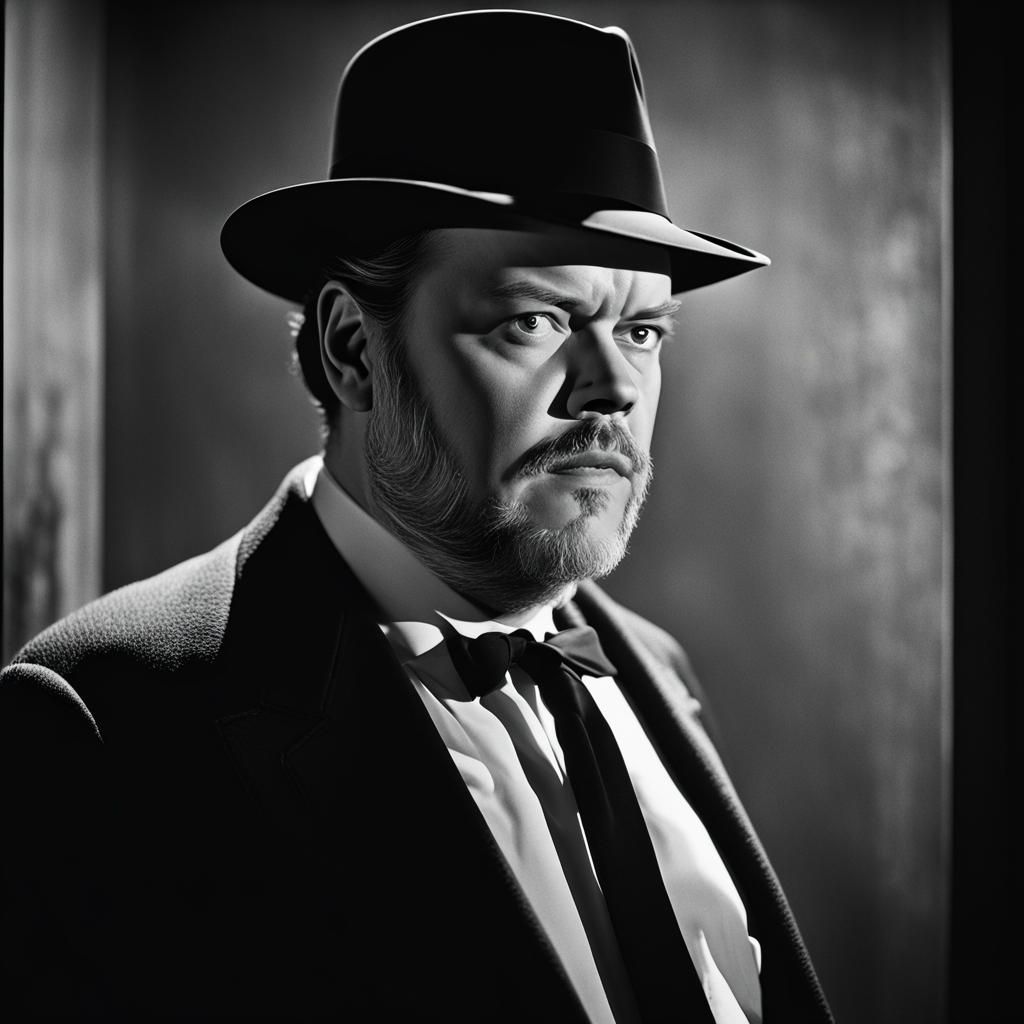Orson Welles B&W Portrait (series)