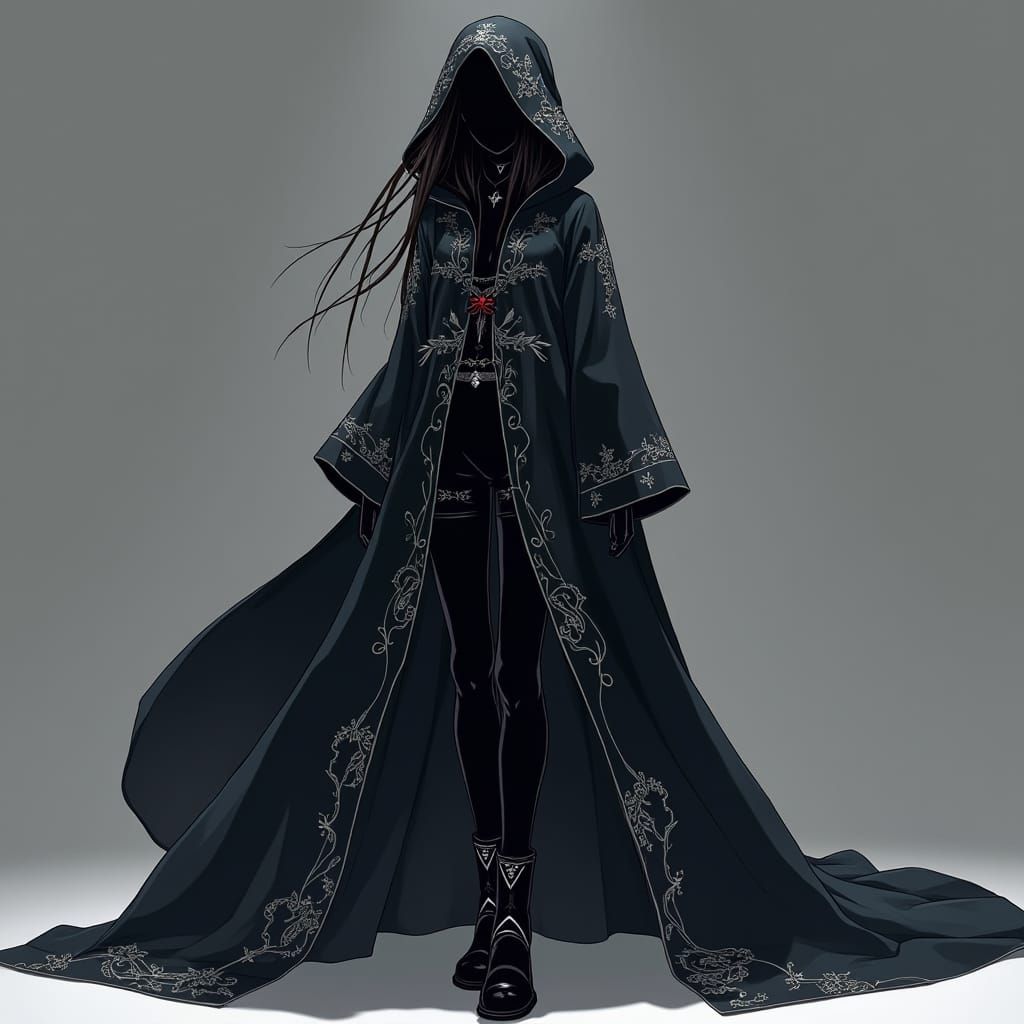 Mysterious Girl in Black Robe: Studio Trigger Style