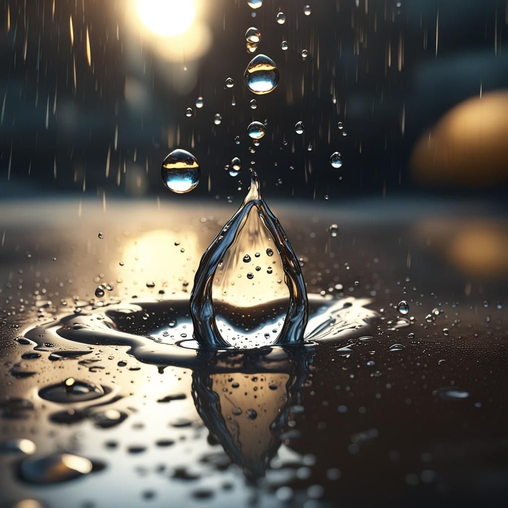 Raindrop Impact: Slow Motion Capture in Unreal Engine