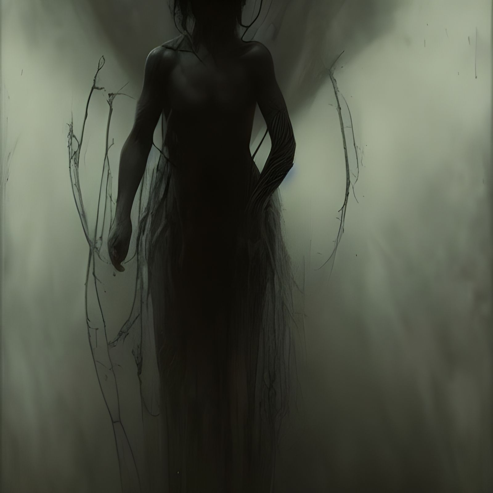 Visceral Horror Image Inspired by Gustave Doré