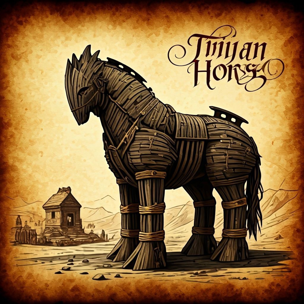 Trojan Horse Construction on Ancient Parchment