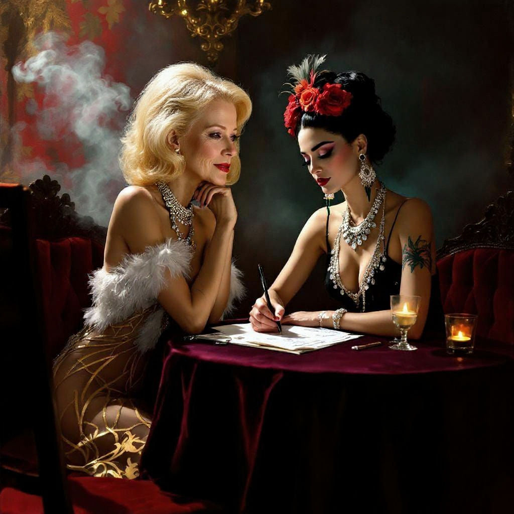 Frida Kahlo Sketches Marilyn Monroe in Spain