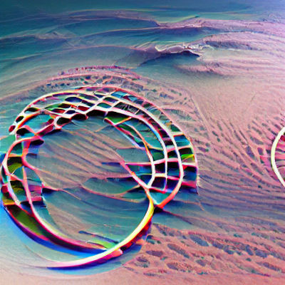 Mesmerizing Concentric Circles in Vibrant Colors