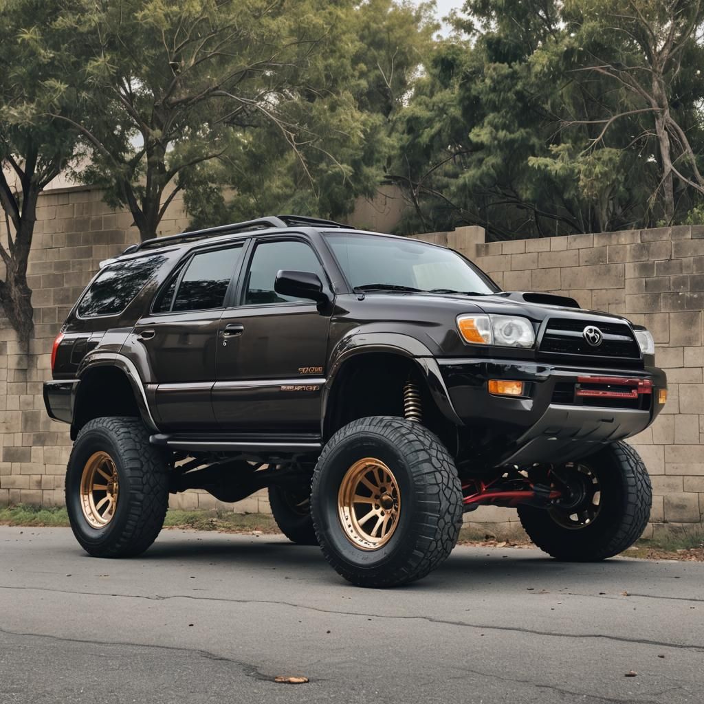 Custom 2001 Toyota 4Runner with Unique Paint Job