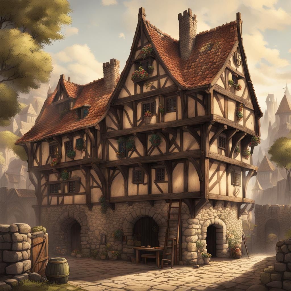 Medieval Headquarters for a Mercenary Guild