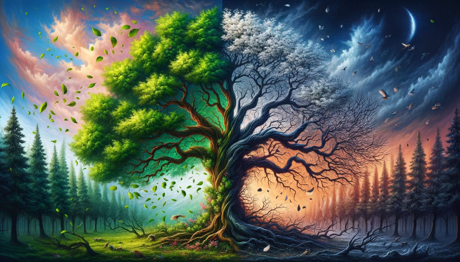Tree of Life and Death: A Duality