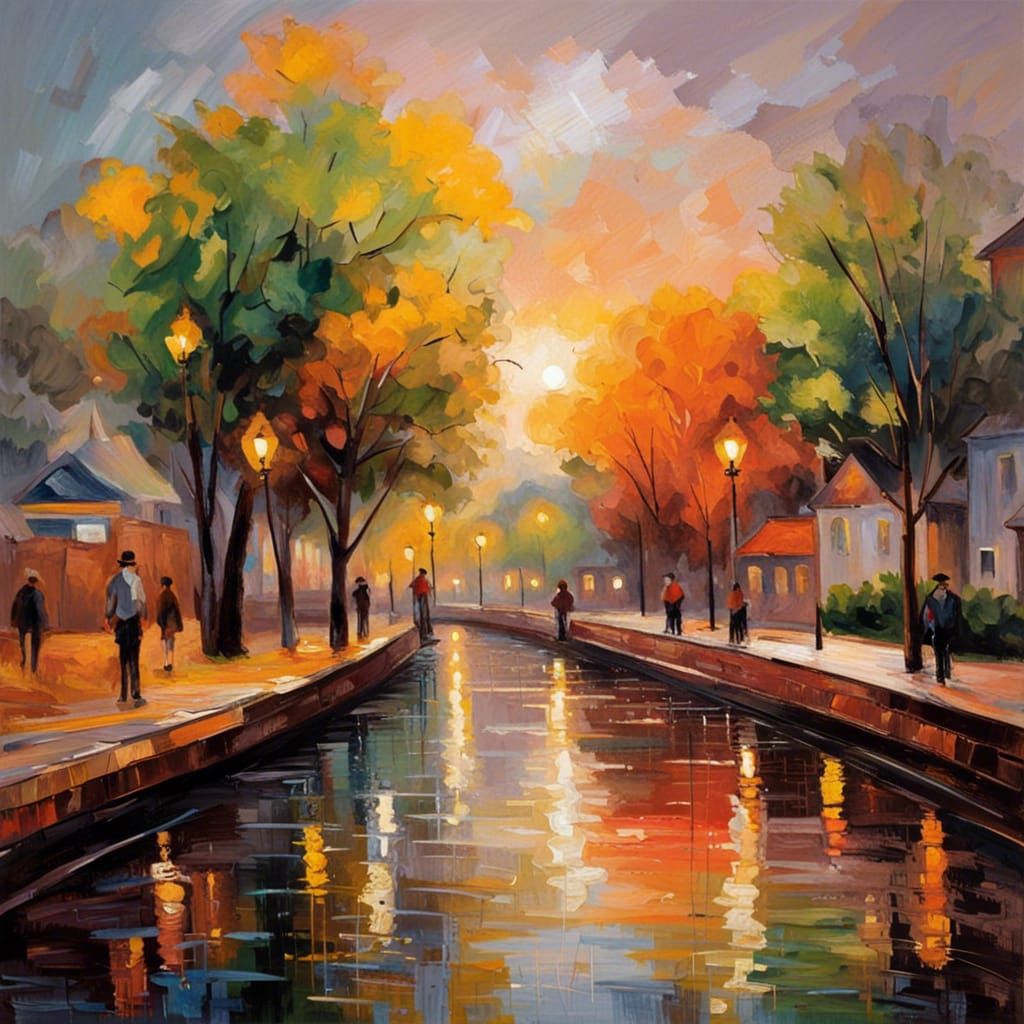 Impressionistic World of Vibrant Colors and Brushstrokes