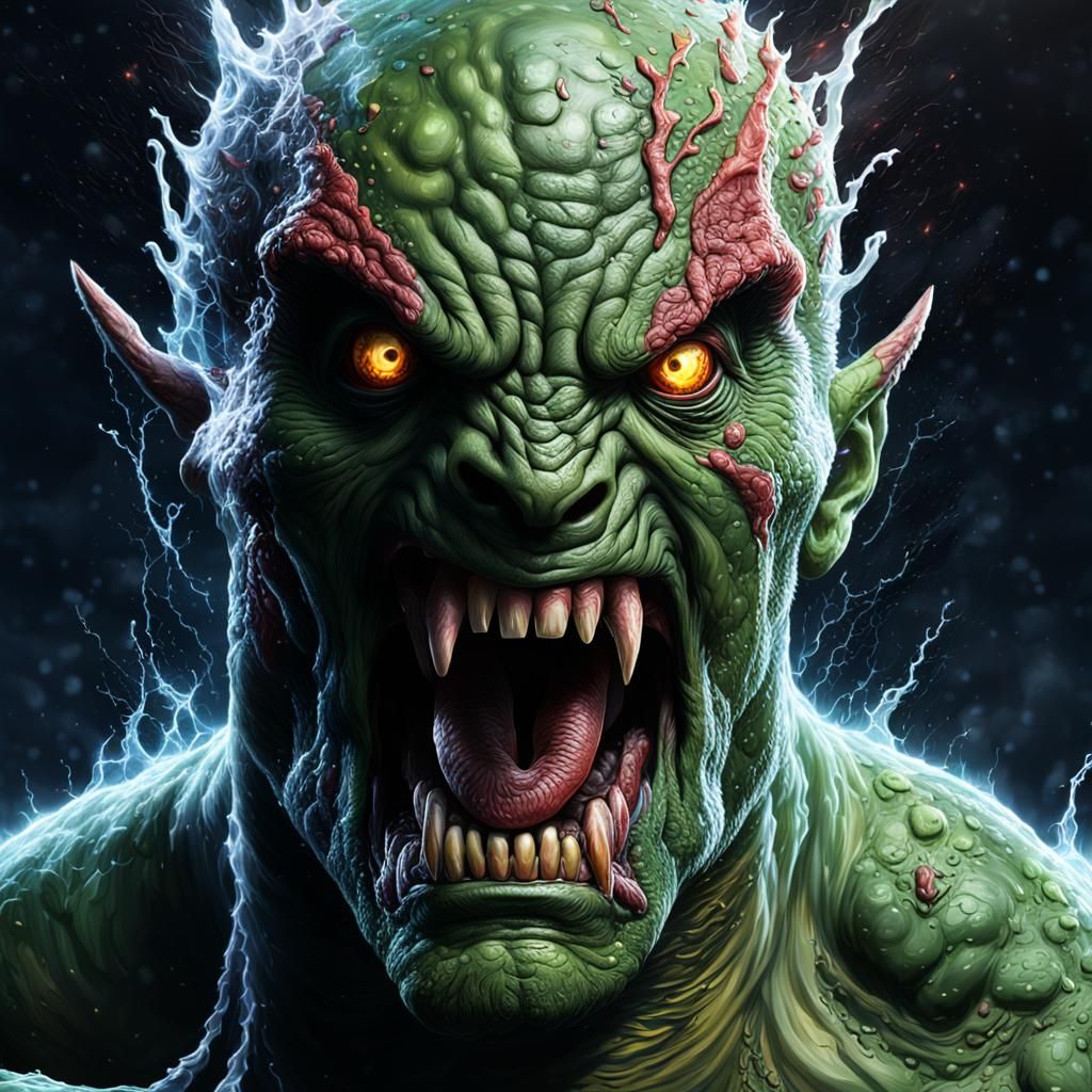 Hyperrealistic Lightning Reveals a Detailed Monster