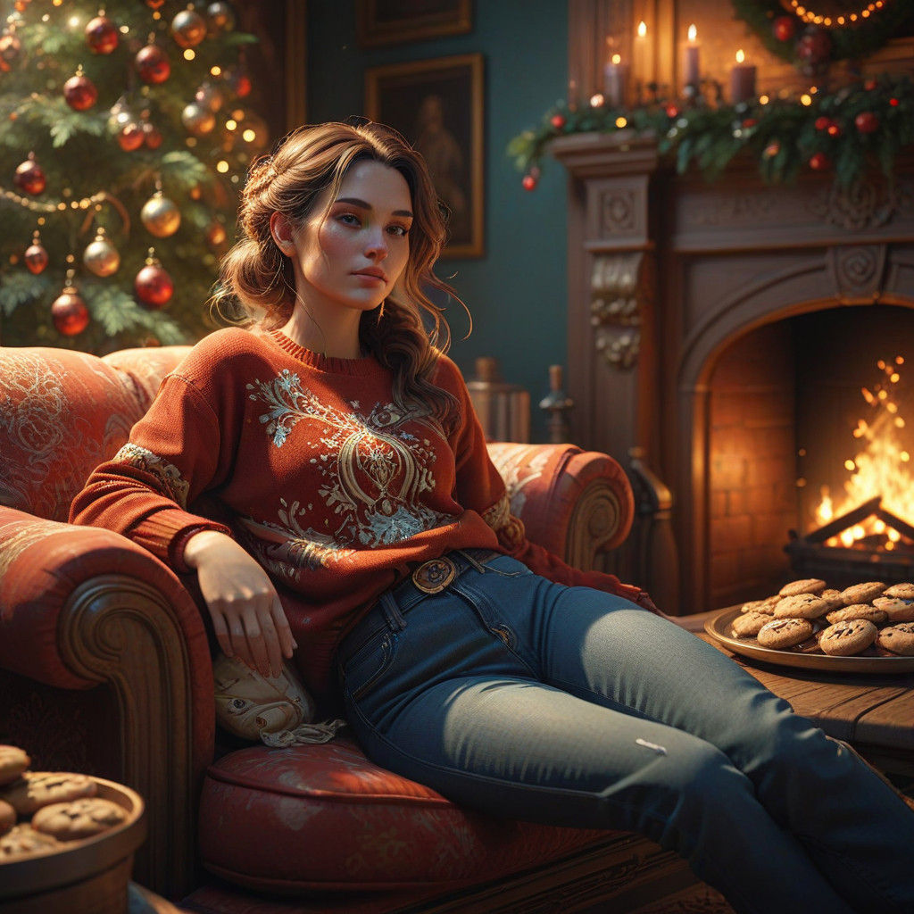 Christmas Wonderland in Vibrant Color