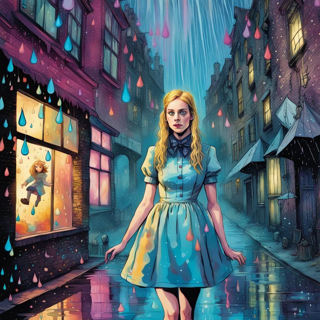 Alice and the Bandersnatch in Wonderland: Street Art