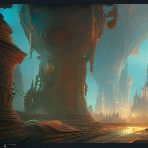 Riley: Detailed Matte Painting in Deep Color