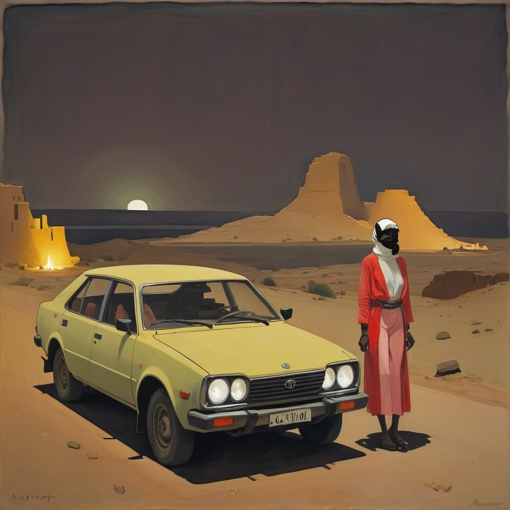 Night Ride: Car Journey Inspired by Rothko