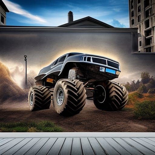 Monster Truck at the Gate