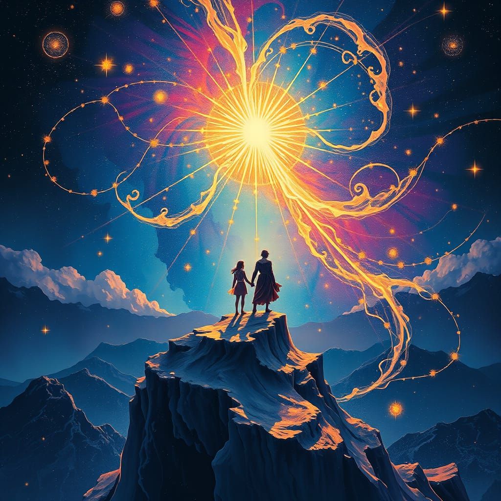 Hope and Unity in a Starry Expanse