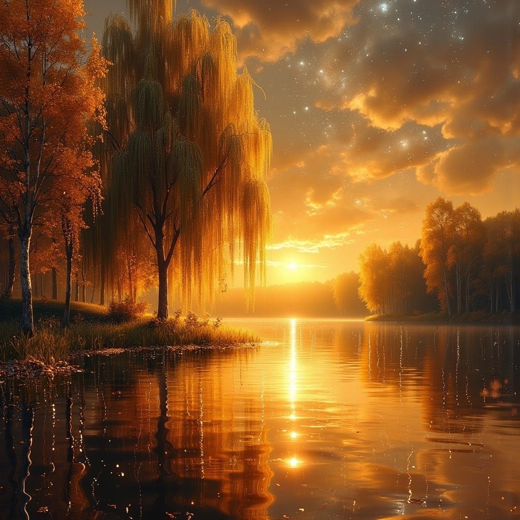 Smiles of a weeping willow