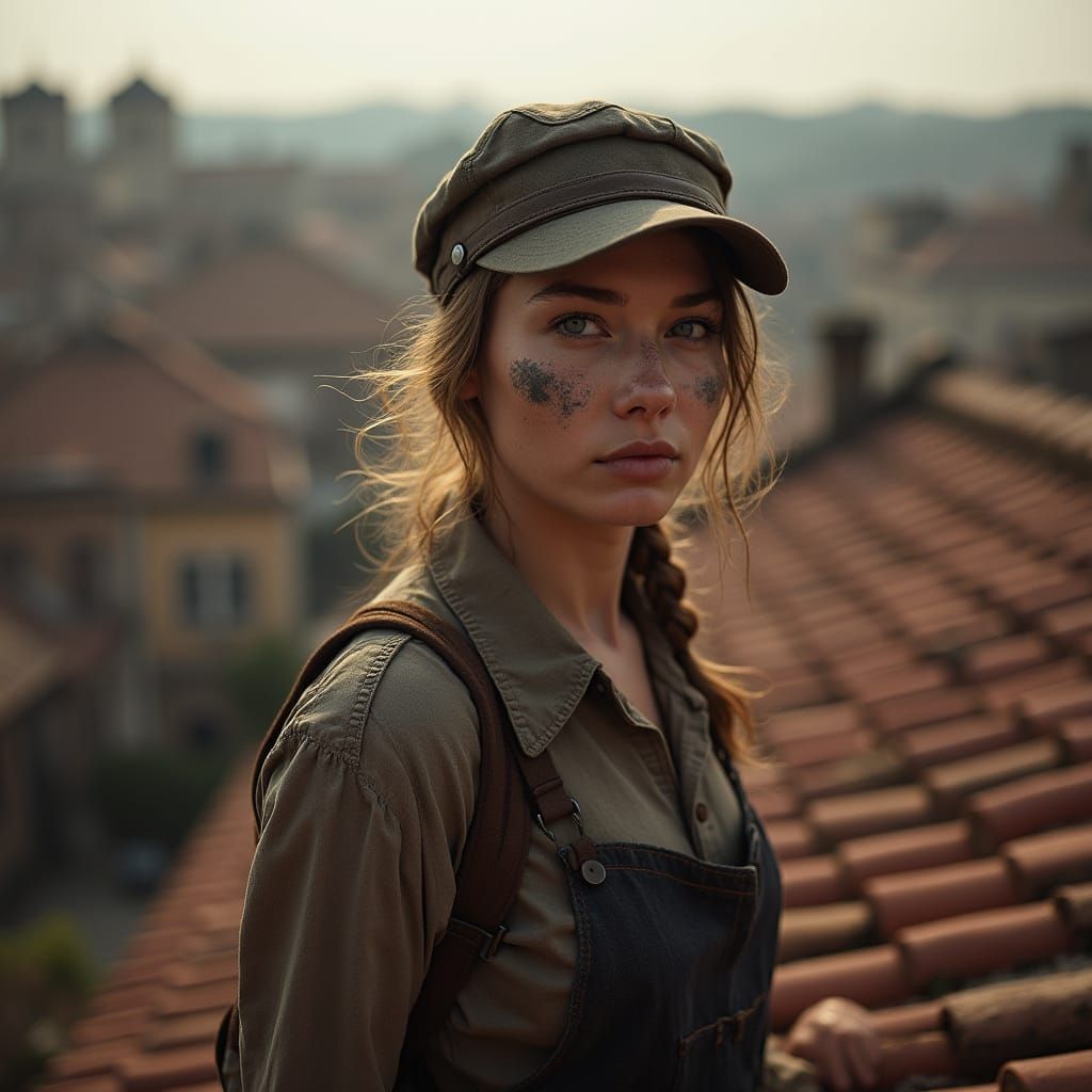 Chimney Sweep in Old Town: Soft Light Photo