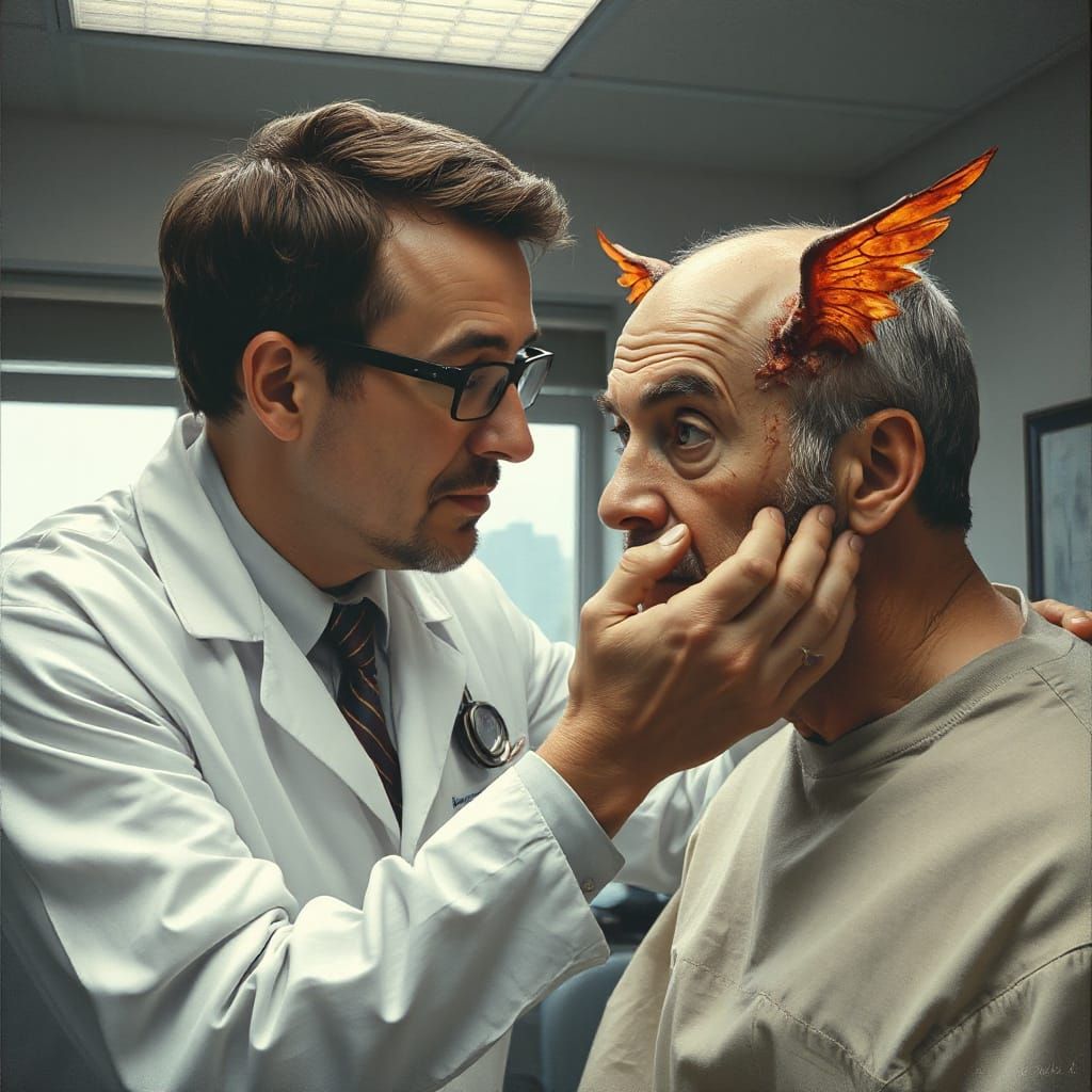 Medical Illustration of Eyelid Tumors in Realistic Style