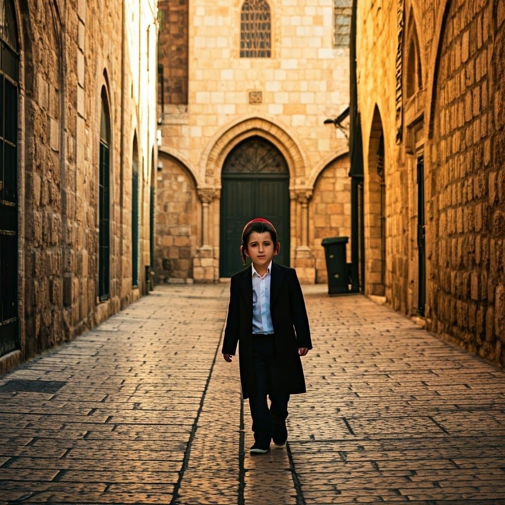 Jerusalem's Old City: A Young Boy's Journey