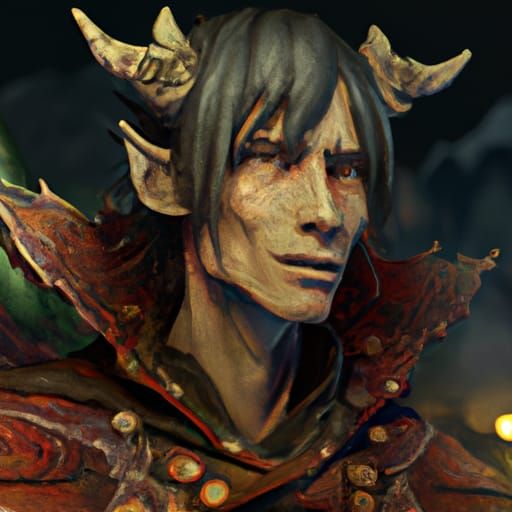 Detailed Portrait of DracuPilgrim in Hyperrealistic Style