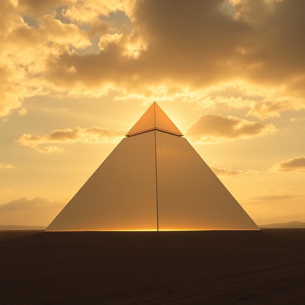 Pyramid Inside Pyramid Optical Illusion