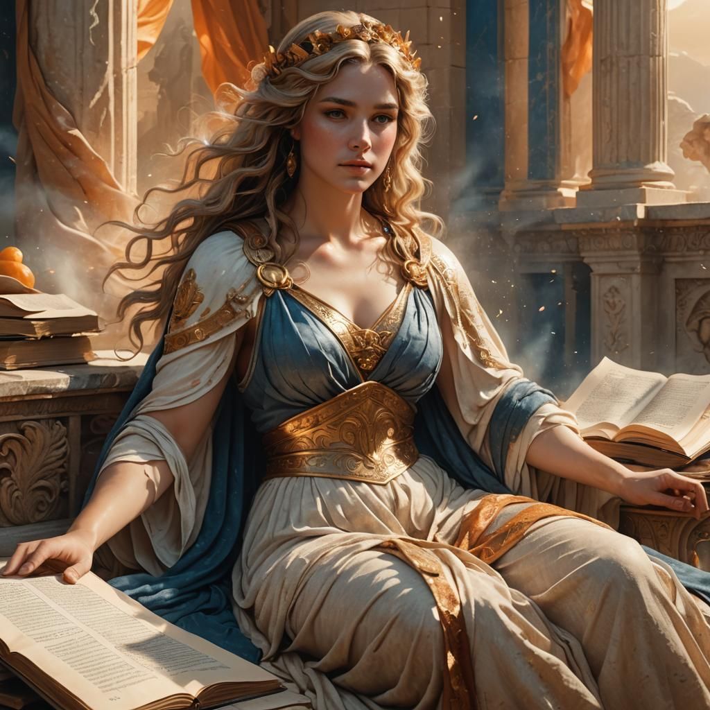 Aphrodite in Ancient Greece: Fantasy Concept Art