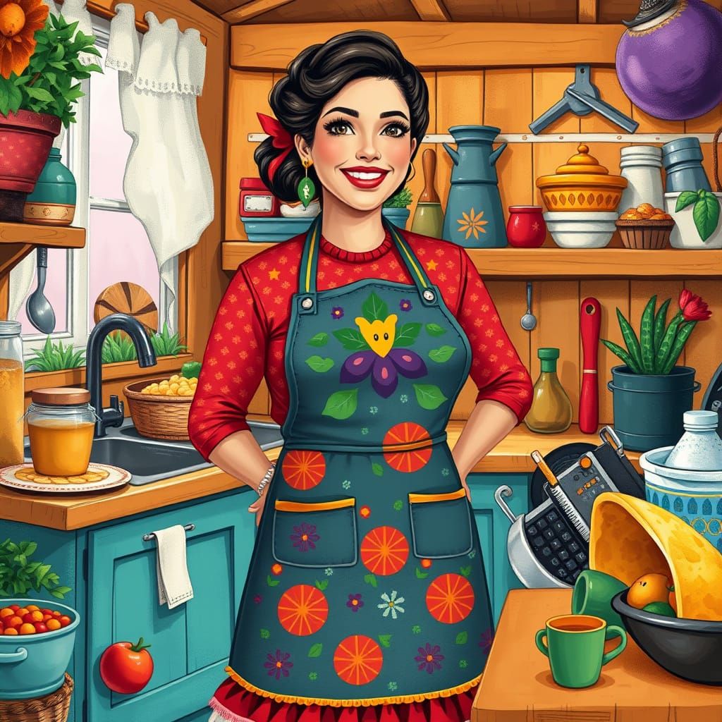 Festive Taco Kitchen in Whimsical Style