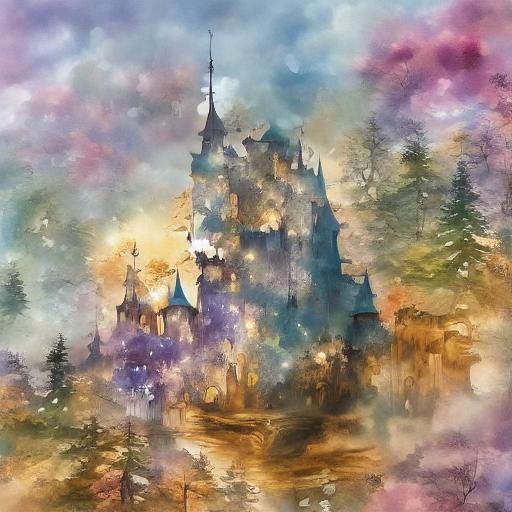 Ethereal Nobleman Writes in Golden Light