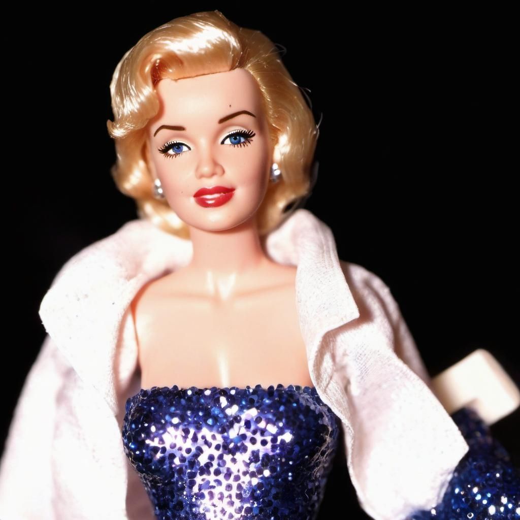 Marilyn Monroe as a Barbie Doll
