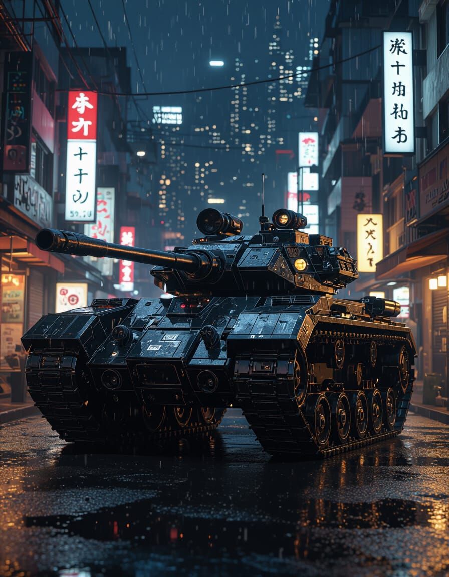 Steampunk Tank in Japan: Cyberpunk Fantasycore