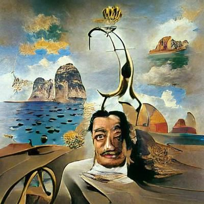 Surreal Salvador Dali Image Generated by AI